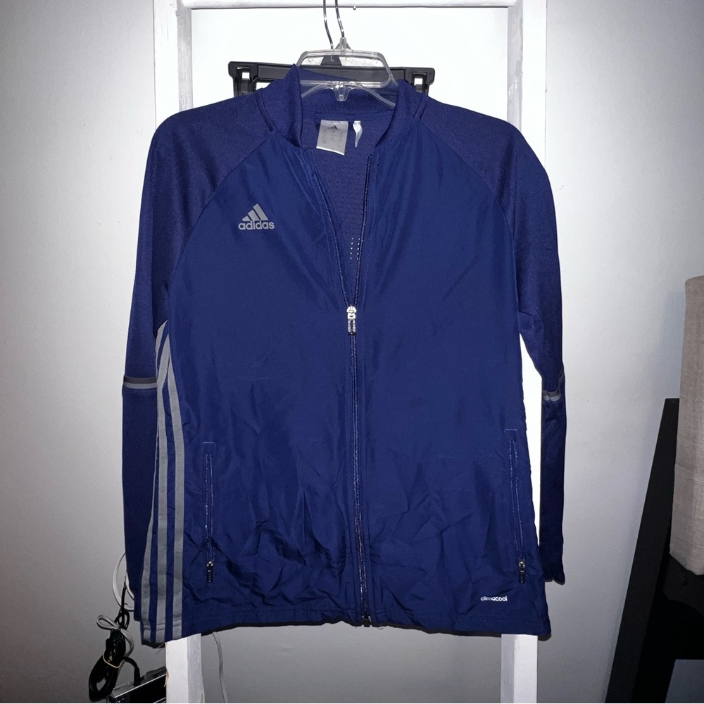 Adidas Navy Full-Zip Jacket